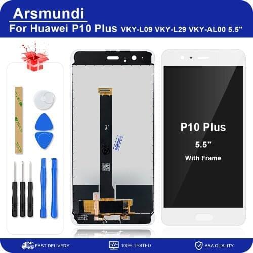 For Huawei P10 Plus VKY-L09 VKY-L29 VKY-AL00 5.5" LCD Display Touch Screen Digitizer Assembly Replacement LCDs + Tools