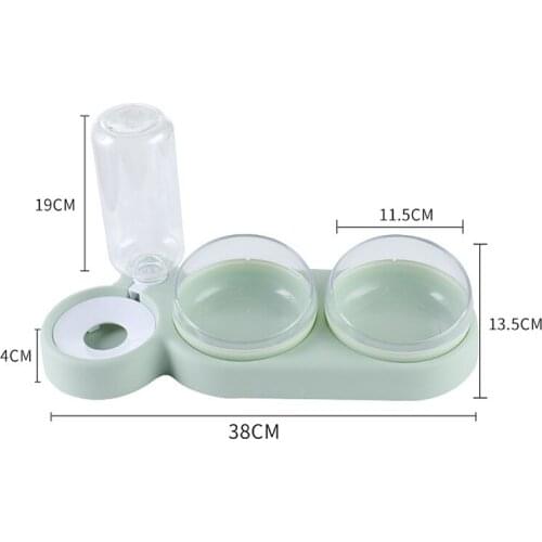 Non-Slip Pet Dogs Cats Double Bowls Food Water Feeder Container Dispenser for Dogs Cats Drinking High Quality Pet Products New