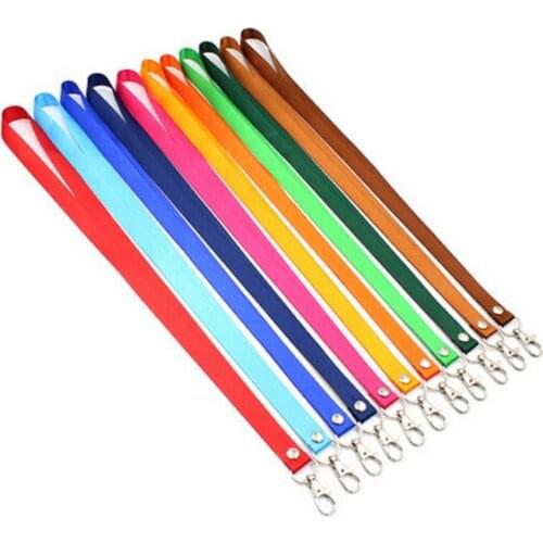 Hanging Neck Rope Lanyard for iPhone Mobile Phone Straps Camera USB Holder ID Pass Card Name Badge Holder Keys Metal Clip