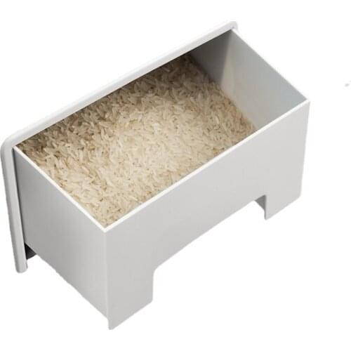 Rice Bin Kitchen Cabinet Storage Rice Bin Moisture-Proof Rice Bucket Storage Box Rice Box M Pot