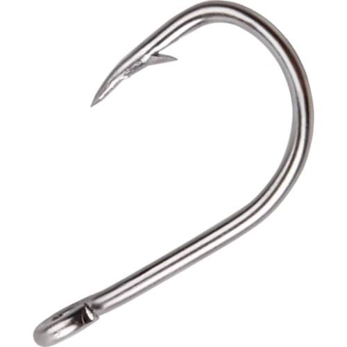 30pcs Barbed stainless Steel Sharp Fishing Hooks high strength saltwater fish hook for pike bass fishing tackle