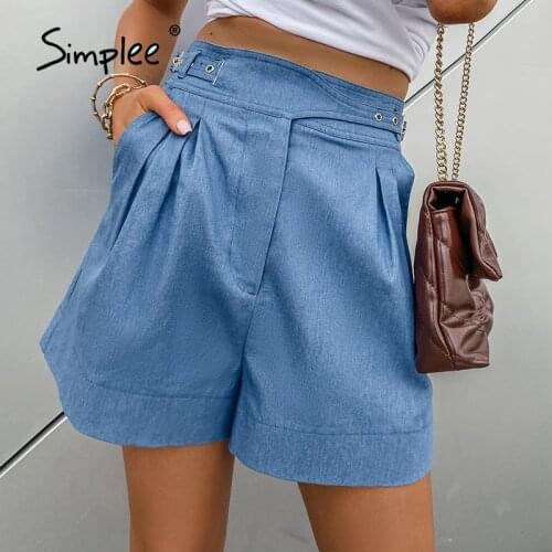 SIMPLEE Womens Summer Shorts