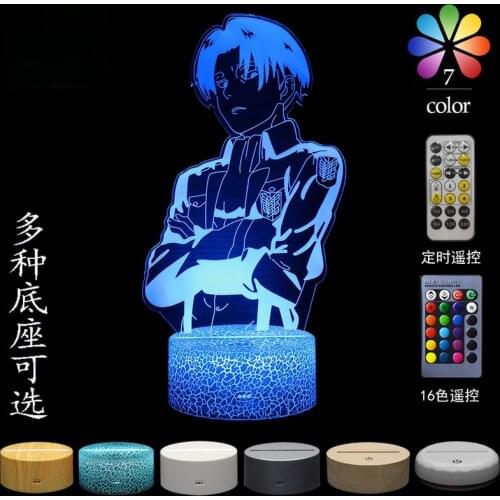 TAKARA TOMY Attacking Giant Series 3D Table Lamp Colorful Touch LED Night Light Creative Gift Light Christmas Birthday Gift