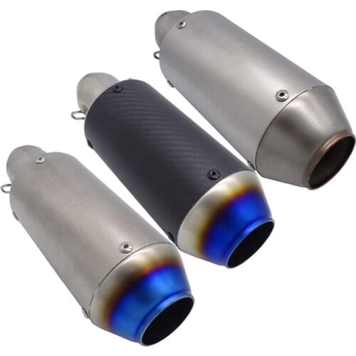 1 Set for Kawasaki Honda Yamaha BMW Moto Exhaust Modified Kit Universal Motorcycle Pipe Exhaust with DB Killer Pipe Muffler Pipe