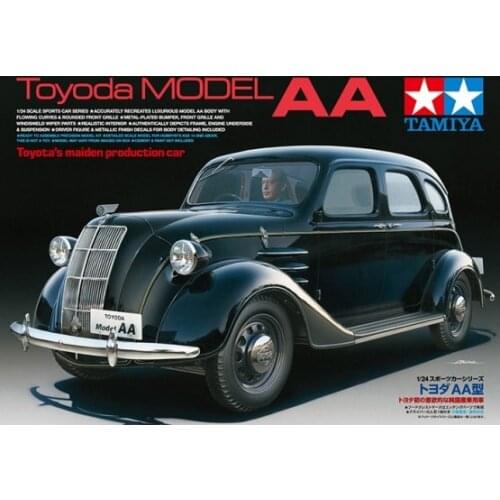 1/24 Tamiya Plastic Assembly Car Model Toy Toyota AA Type Classic Car DIY Assembly Kit #24339