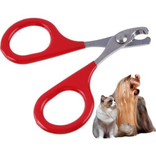 4@#1Pcs Sharp Professional Pet Dog Puppy Nail Clippers Toe Claw Scissors Trimmer Pet Grooming Products for Small Dogs Cats Puppy