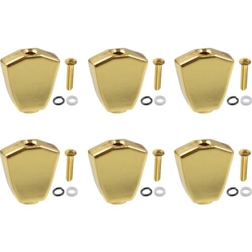 6 Sets Tuning Peg Button Musical Instrument Accessory for Electric Guitar
