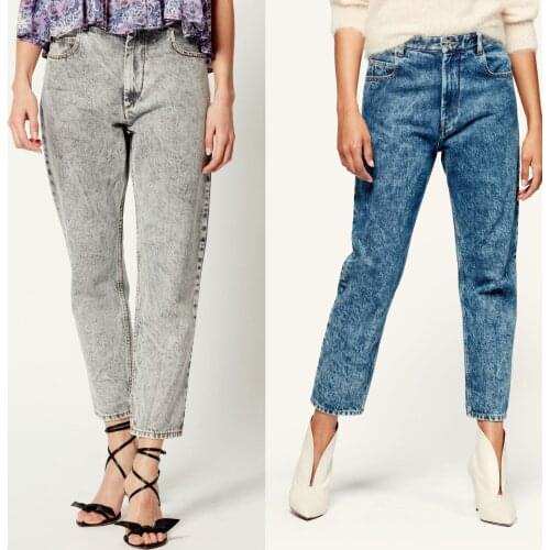 ANGLIU Women's Straight Jeans