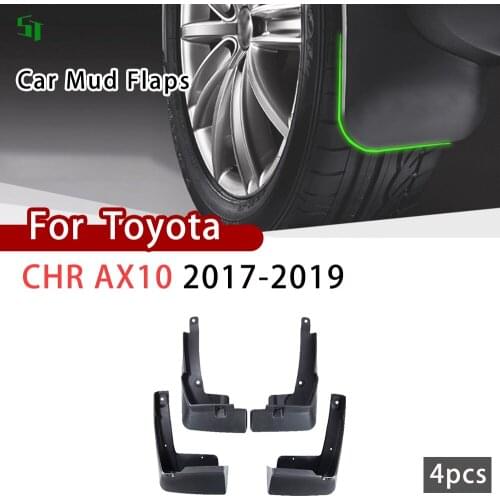 Mudflap for Toyota CHR AX10 2017 2018 2019 Fender Mud Guard Flap Splash Flaps Mudguards Car Mud Flaps Accessories CH-R chr