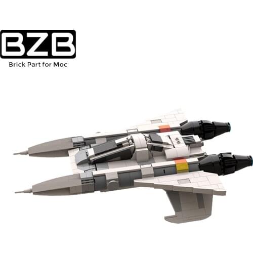 BZB MOC Rogers Interstellar Spaceship 2.0 Space War 49322 Building Block Model Decoration Kids Brain Games DIY Toys Best Gifts