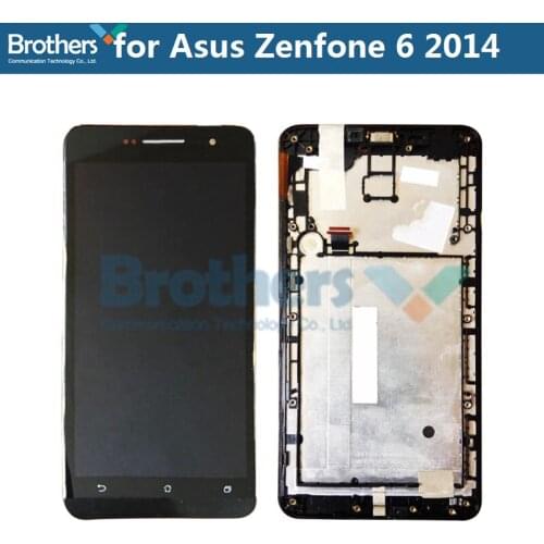 For Asus Zenfone 6 2014 LCD Display Touch Screen Digitizer for ASUS ZF6 Zenfone 6 LCD Assembly LCD Screen Phone Replacement Test