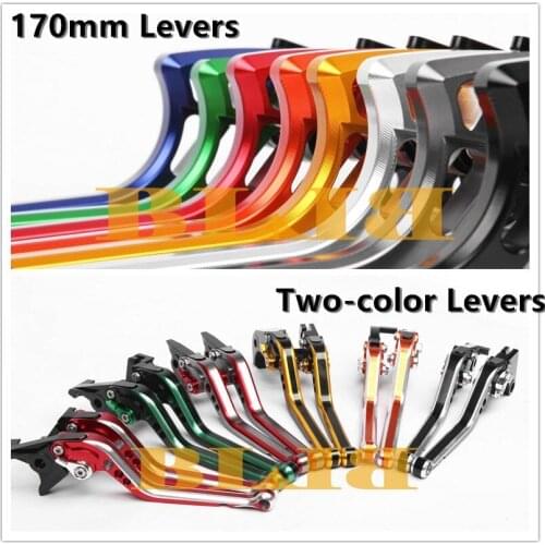 For Kawasaki ZZR600 2005-2009 2006 2007 2008 CNC Motorcycle Clutch Brake 170mm Levers And Two-color Lever Two Styles Adjust