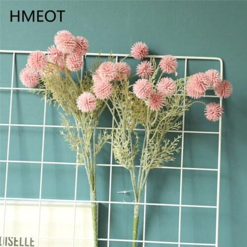 Artificial Flowers Crafts Bayberry Ball Pompom Fake Flowers Green Plants Home Decoration Wedding Floral Bouquet Photo Props