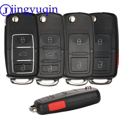 3 buttons Remote Key Shell Flip Folding Car Key Replacement For VW Golf 4 5 Passat b5 b6 polo Touran For Seat Skoda Car Key