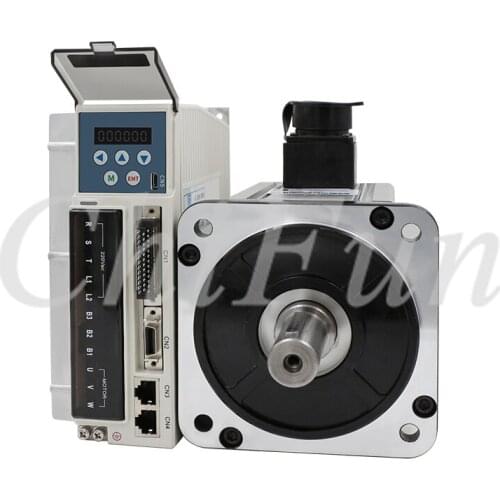 JMC 2KW AC 220V servo motor driver kit JASD20002-20B+ 9.55NM 2000rpm 130JASM520220K-17BCT 17-bit AC motor with 3M cable