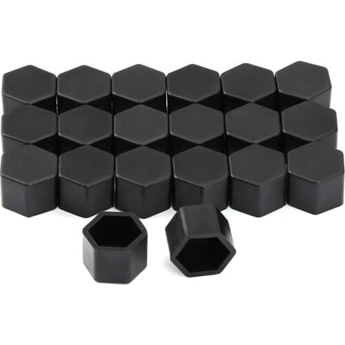 20 Pcs Red Silicone Wheel Lugs Tyres Screw Caps