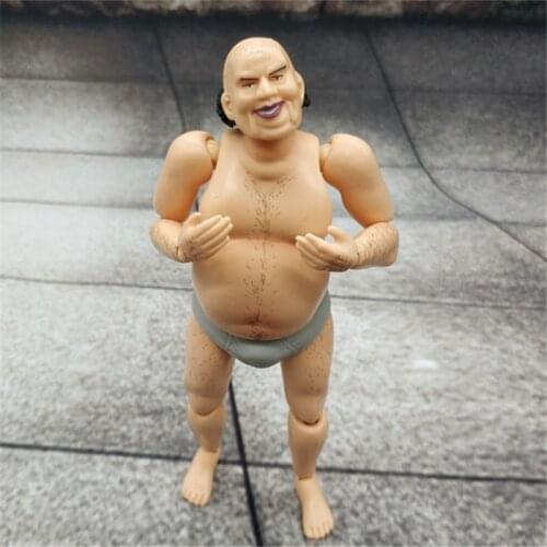 15cm Mini 1/12 Figure Doll Collectible Fat Wretched Uncle Figure Doll Model Toys Gift for Fans