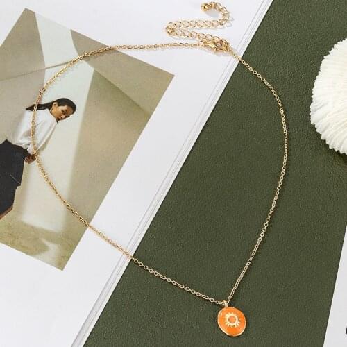 Fashion Pendant Necklaces for Women Korean Style Statement Simple Design Necklace Choker Chain Necklaces Jewelry Accessories