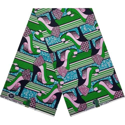 Veritable High Quality Grand Gold Wax Print Fabric For Dress 100%Coton Real African Ankara Style Sewing Material By The Yards GW