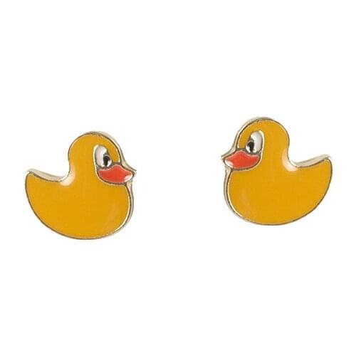 New Earrings Fashion Accessories Cute Childlike Style Cartoon Duckling Cute Animal Earrings Earrings For Women Kolczyki