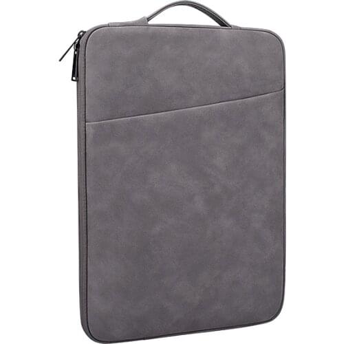 PU Leather Waterproof Laptop Bag 13.3 14 15.6 inch Notebook Bags Sleeve Case For Macbook Xiaomi Air Pro 13 15 Handbag Women Man