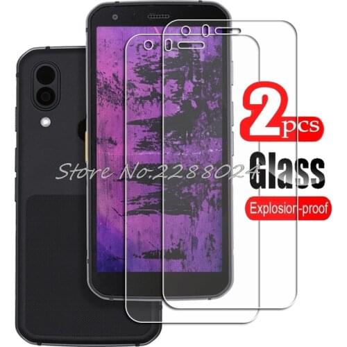 2PCS FOR Caterpillar Cat S62 Pro High HD FULL Tempered Glass Protective On S62Pro Original Phone Screen Protector Film