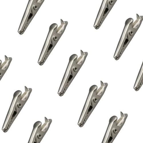 50 Pcs Alligator Clamp clip for wires card photo holder ID card Memo 35mm