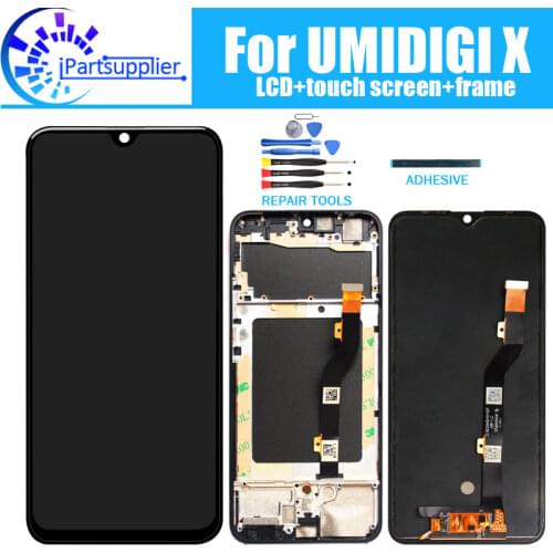 UMIDIGI X LCD Display+Touch Screen Digitizer +Frame Assembly 100% Original New LCD+Touch Digitizer for UMIDIGI X +Tools