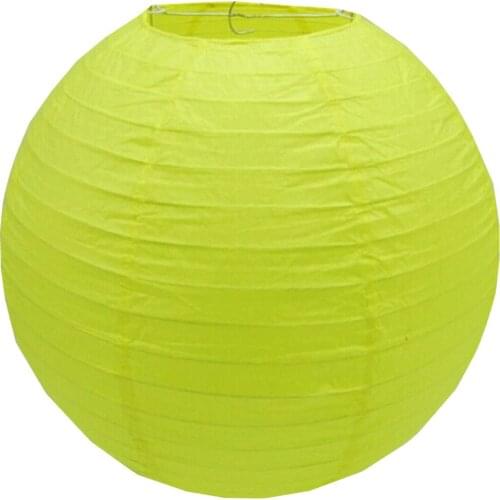 10pcs yellow Paper Lampion Easter decorative paper lantern