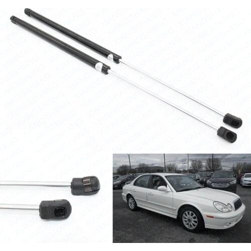 2pcs Front Hood Auto Gas Spring Struts Prop Lift Support Fits for Hyundai Sonata Sedan 2002 2003 2004 2005 19.29inch Damper
