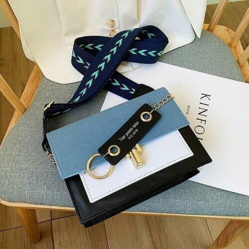 2021 Korean Fashion Womens Bags Trendy New Frosted Leather Shoulder Messenger Crossbody Bags Diagonal Small Square Handbag