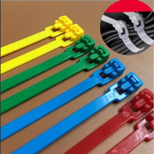 25pcs/bag Self-Locking Nylon Wire Cable Zip Ties Cable Multicolor Organiser Fasten Cable