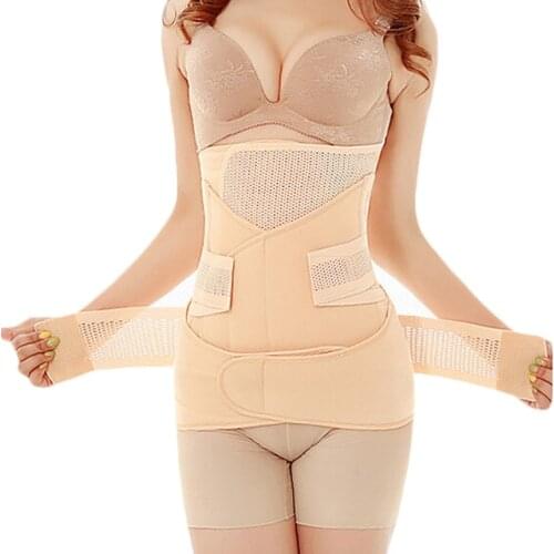 3 in1 Belly Abdomen Pelvis Postpartum Belt Body Recovery Belly Slim after childbirth Waist delivery after Waist Trainer Corset
