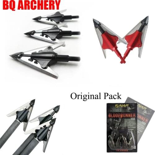 3pcs/6pcs Arrow Broadhead 100 grain 2 blades Broadheads Tips Arrow Head For Compound Bow Hunting