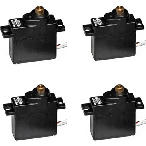 4PCS/lot JX Servo PS-1171MG 17g 3.5kg Metal Gear Analog Servo Motor For for RC Mini Helicopter Airplane Robot DIY Parts