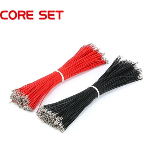50pcs/lot Red Black XH2.54 Double Tin Header 200mm Terminal wire Connector wire 24AWG