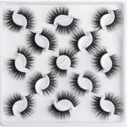 7/13pairs Eyelashs Natural long 3D Mink Lashes Thick Full Strip False Eyelashes Volume Fake Lashes Makeup Eyelashes maquiagem