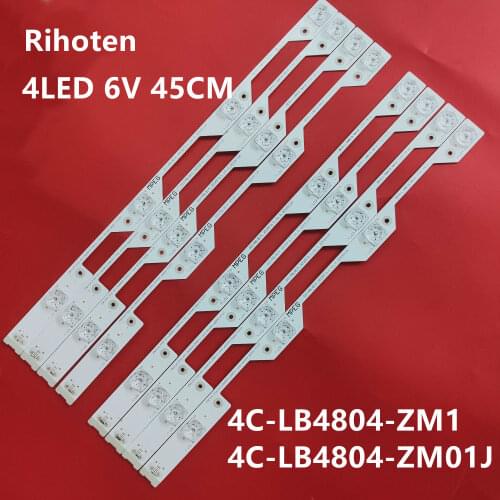 8pcs 4lamps For TCL L48P1S-CF L48P1-CUD B48A858U LED Backlight strip 4C-LB4804-ZM1 4C-LB4804-ZM01J GIC48LB14-3030F2.1e