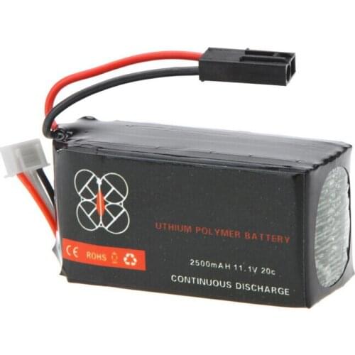 1pcs High Quality Upgrade Lipo Battery 11.1V 2500mah 20C for Parrot AR.Drone 2.0 Quadcopter Wholesale Drop freeship