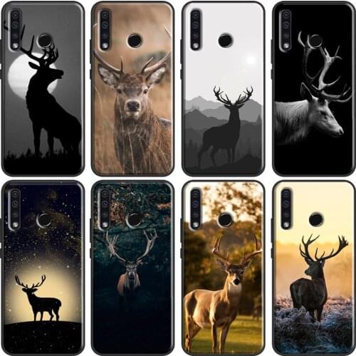 STUNNING DEER Animal Soft For Huawei Honor 7C 4C 6C 7A Pro 8 9 10 20 10X Lite 8A 9A 8S 7S 6X 9X 8X 10i Case