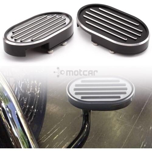 Black/White 1pcs Brake Pedal Pad Cover For Harley Sportster 1200 Custom Anniversary XL1200C 2013 V Rod Free Shipping
