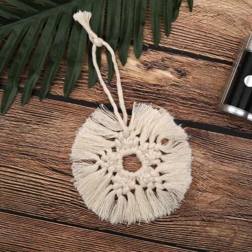 Nordic Baby Room Cotton Tassels Wall Hanging Handmade Macrame Home Decor Retro Handcrafted Girls Room Indian Decor