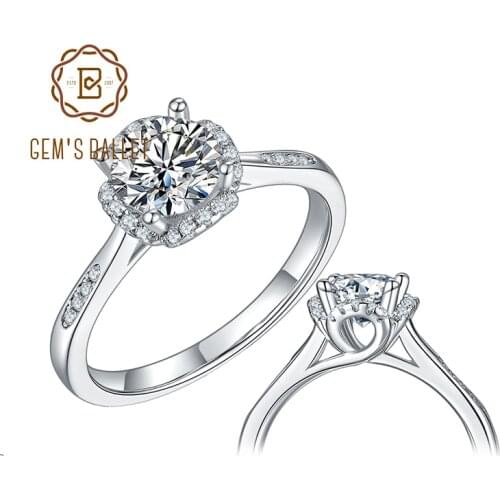 Кольца с бриллиантами GEM'S BALLET China At AliExpress