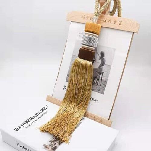 Tapestry Hanging Tassel Exquisite Curtain Hanging Ball Tapestry Hanging Ear Spikes Silky Tie Rope Tapestry Decoration Accessory