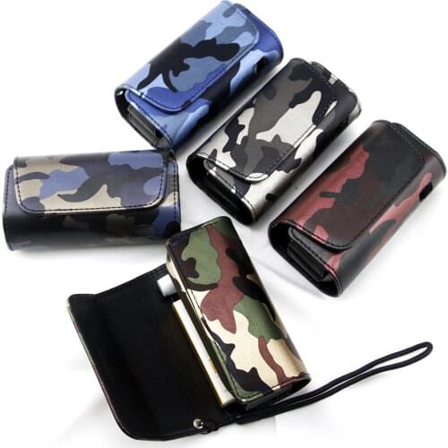 5 Colors Camouflage Case For IQOS 3.0 Duo Case Carrying Storage Bag For Iqos3 Holder Cover Leather Pouch Accessories