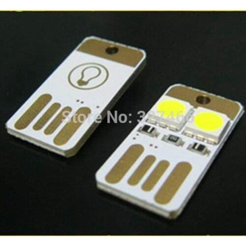 Mini 2 Leds USB LED Light Notebook Computer Lamp Night Light Camping Lamp