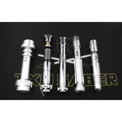 TXQSABER Heavy Dueling Smooth Swing Lightsaber 12 Color Changing 10 set Soundfonts FOC Flash Lock-up Laser Swords Boy Gifts Toys