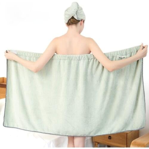 Microfiber Soft Thick Sexy Bath Wrap Towel Bathrobe For Women Super Absorbent Beach Swimming Spa Travel Bathroom Towels