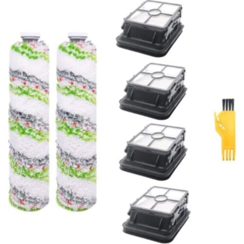 Roller Brush Filter Set for Bissell Crosswave Cordless Max Series 2554 2554A 2590 2593 2596 Wet Dry Vacuum Cleaner Parts