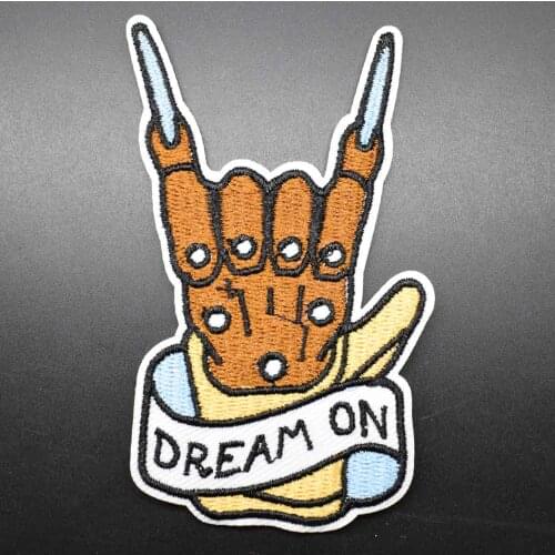 A Nightmare on Elm Street Freddy Iron On Full Embroidered Clothes Patches For Clothing Stickers Garment Wholesale